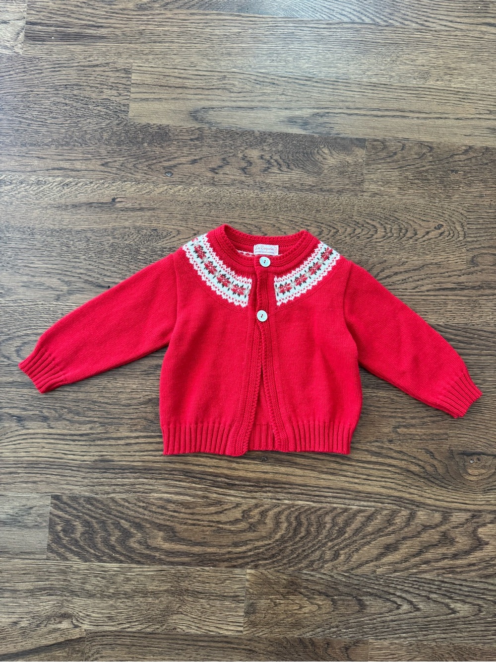 La Coqueta Beautiful Fair Isle Knit Sweater